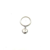 Tiffany & Co Heart Charm Round Diamond Platinum Ring